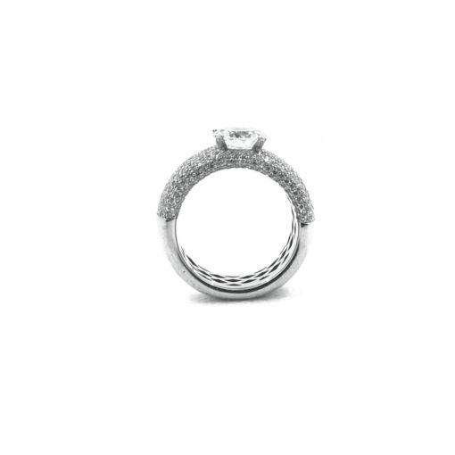 Anel Cravejado de Diamantes
